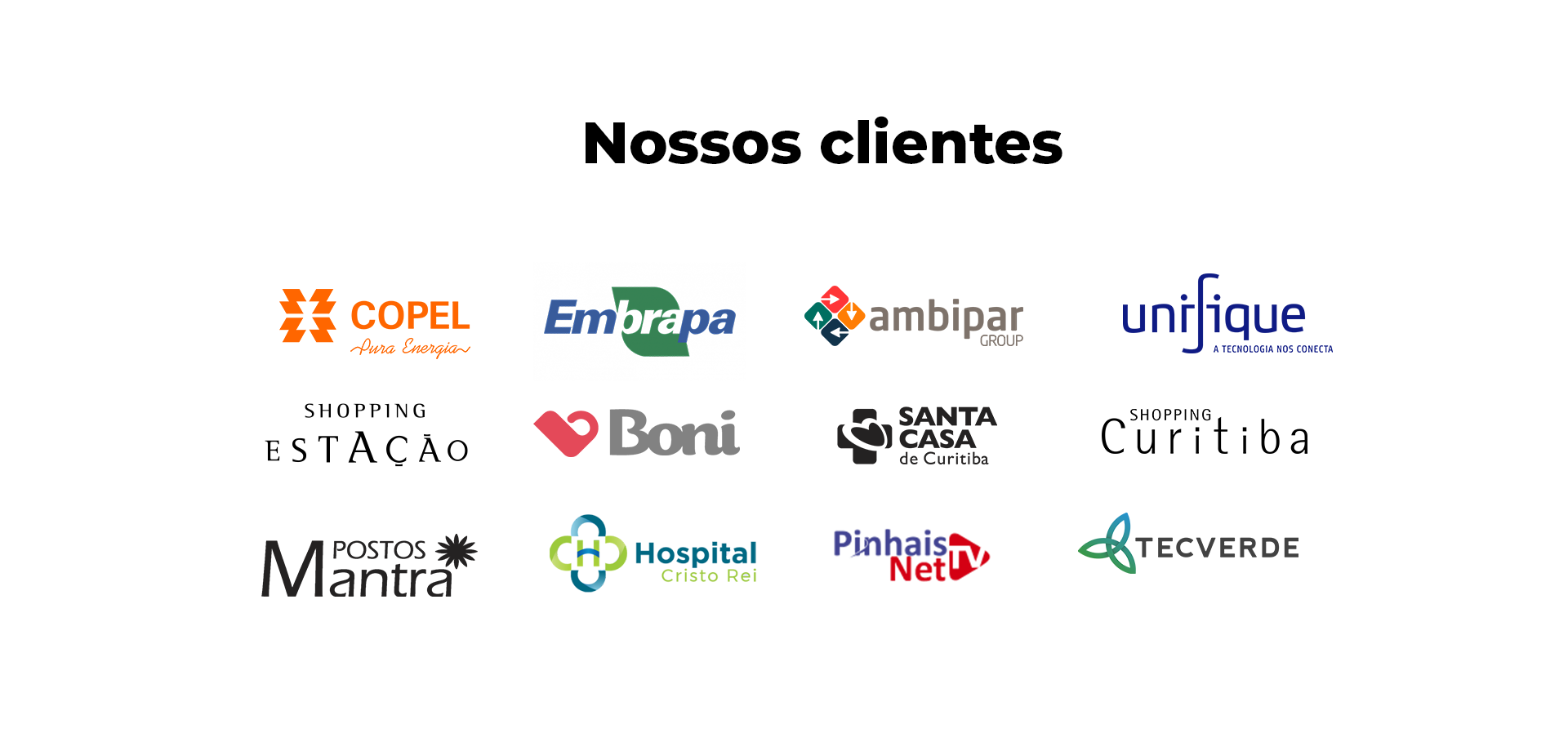 Nossos clientes