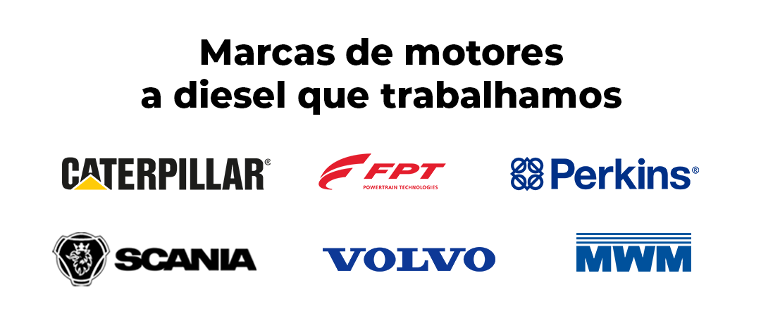 Marcas de motores a diesel que trabalhamos